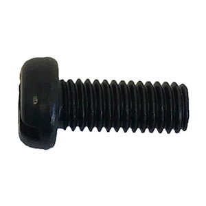 M5 x 12mm Machine Screws Cheese Head Slotted (Black) (MET.10)